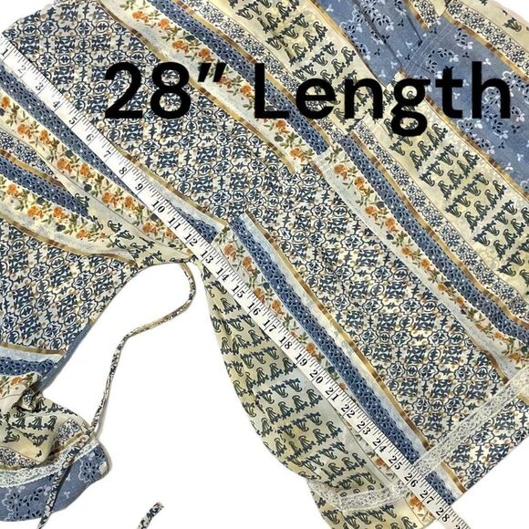 Violet & Claire Bohemian- Print Peasant Top Sz M - Picture 9 of 12
